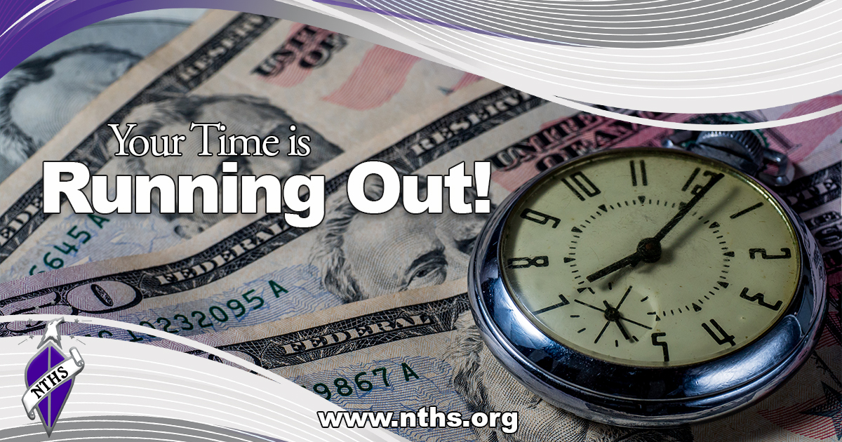 Your Time is Running Out!